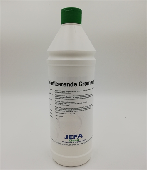 Desinficerende cremesæbe 1 ltr. - JEFA Clean